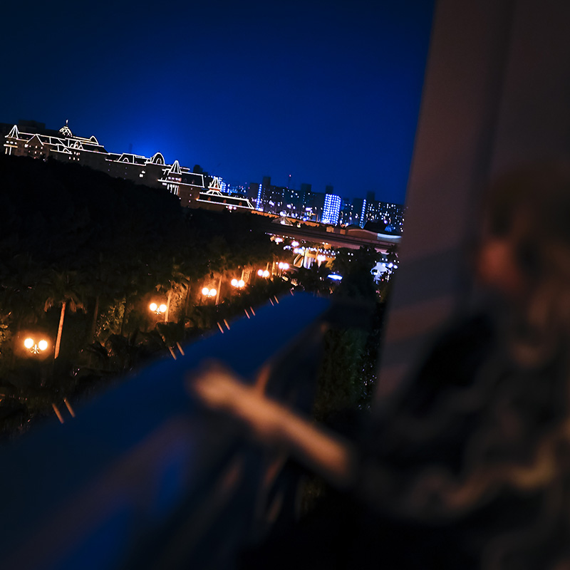 アンバサダーホテルから見る夜景